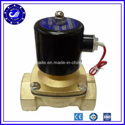 Válvula solenoide neumática de alta temperatura para lavadora, válvula solenoide de agua de 1/2 pulgada