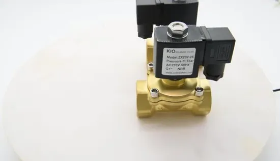 Válvula solenoide de latón de acción directa general (Zx202